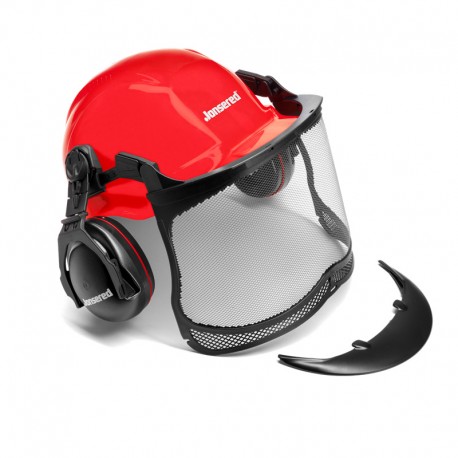 Casco motosega Jonsered MAX SIGHT elmetto protezione OMOLOGATO - R.F.V.  s.n.c. - Ricambi agricoli industriali e ferramenta