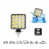 Faro lavoro 16 LED 48w mini supersottile 12/24v trattori rimorchio camion auto fuoristrada escavatori