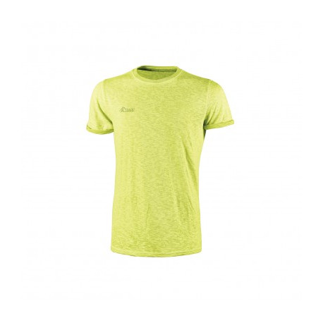 T-shirt maglietta da lavoro Upower Enjoy Gialla FLUo